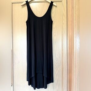 Allison Joy Relaxed Fit Black High Low Tank Dress / small